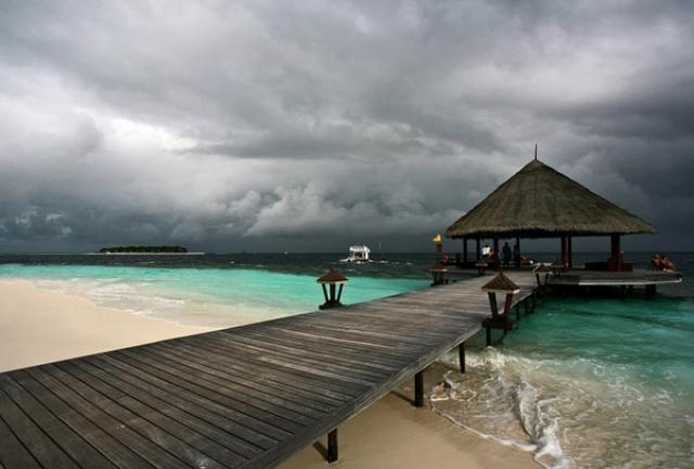Cезон дождей на Мальдивах